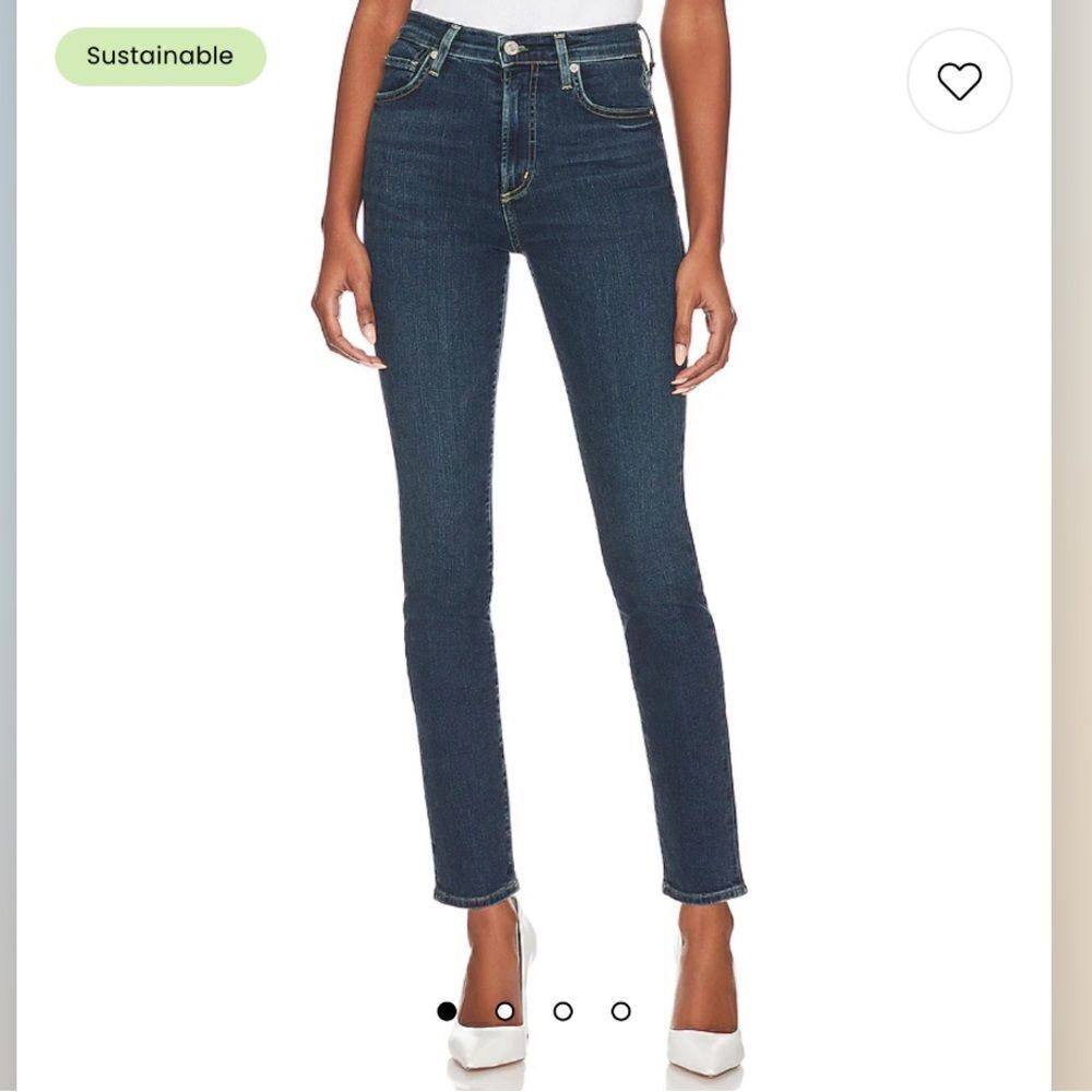 Citizens Of Humanity Dark Blue Ankle Jeans